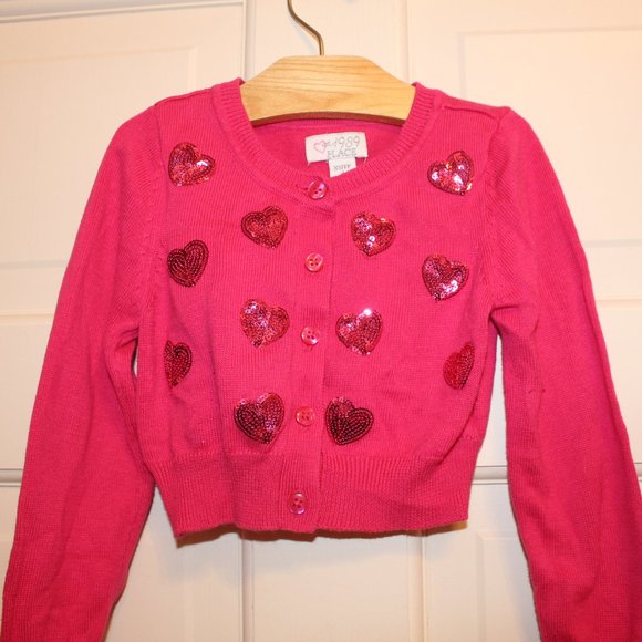 1989 Place Other - Heart Sweater sz 4